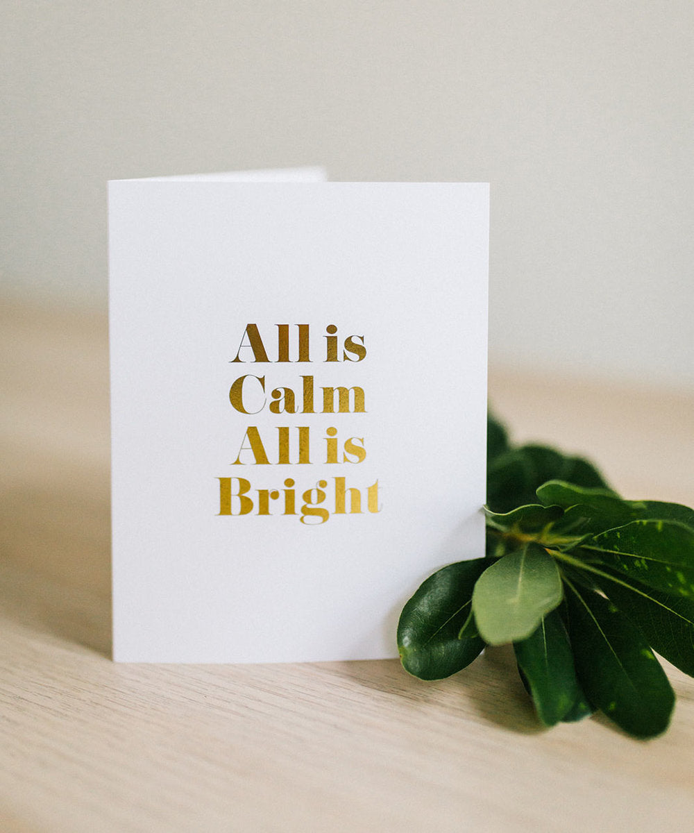 ALL IS BRIGHT CARD