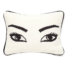 Load image into Gallery viewer, JONATHAN ADLER EYES NEEDLEPOINT THROW PILLOW
