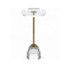 Load image into Gallery viewer, Acrylic Gold Side Table
