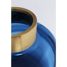 Load image into Gallery viewer, Positano Belly Blue Vase
