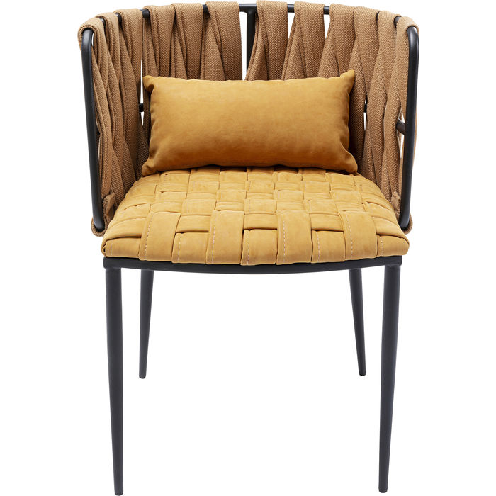 Cheerio Yellow Accent Chair incl. Cushion