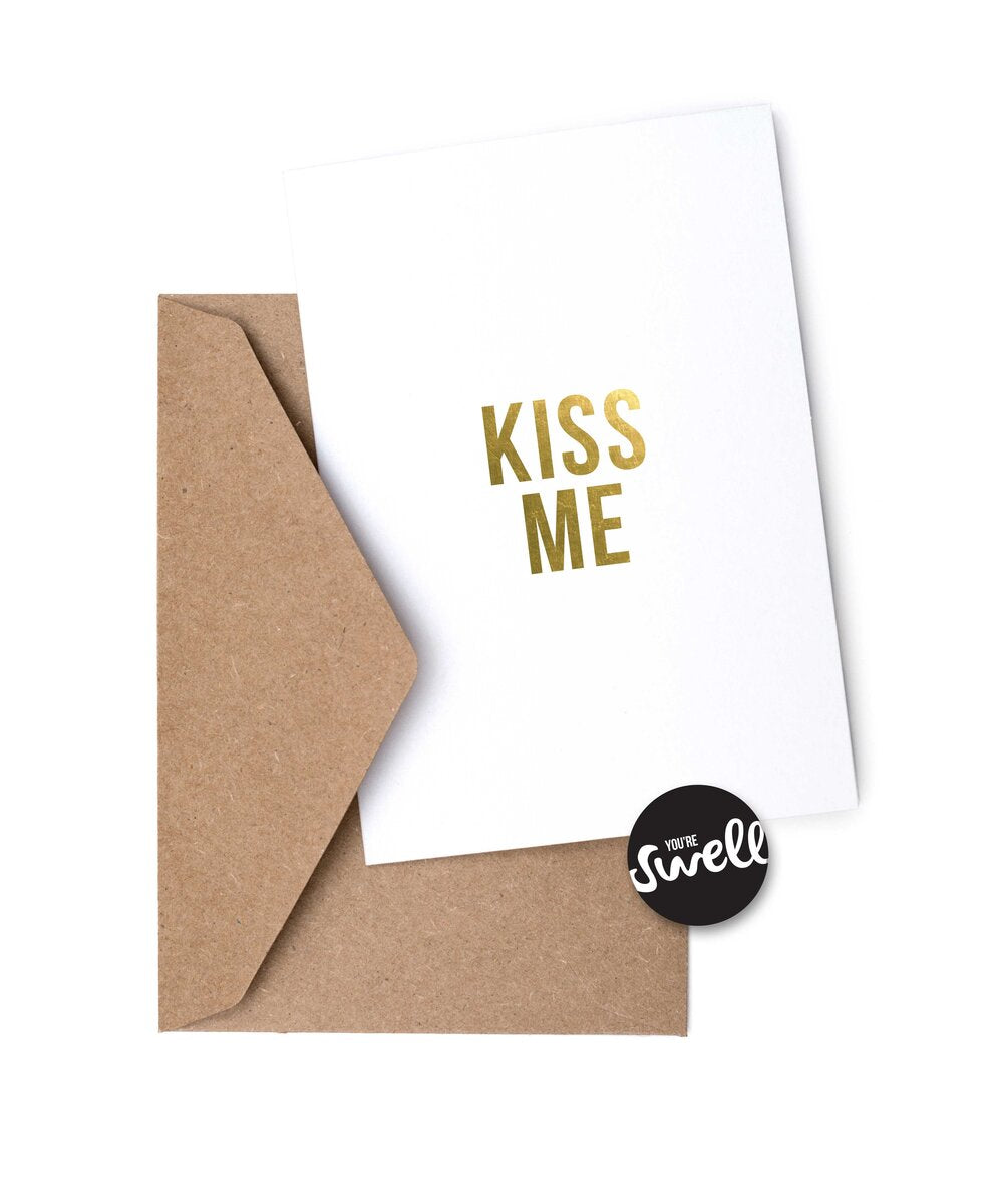 KISS ME CARD