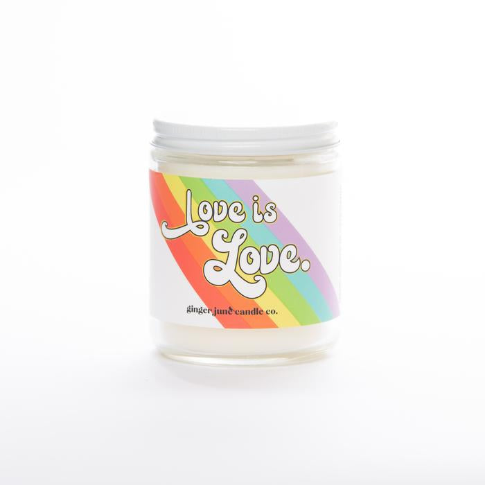 LOVE IS LOVE • NON-TOXIC SOY CANDLE