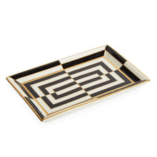 Load image into Gallery viewer, JONATHAN ADLER OP ART RECTANGLE TRAY

