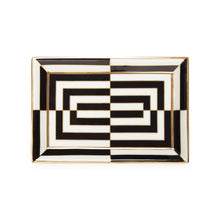 Load image into Gallery viewer, JONATHAN ADLER OP ART RECTANGLE TRAY
